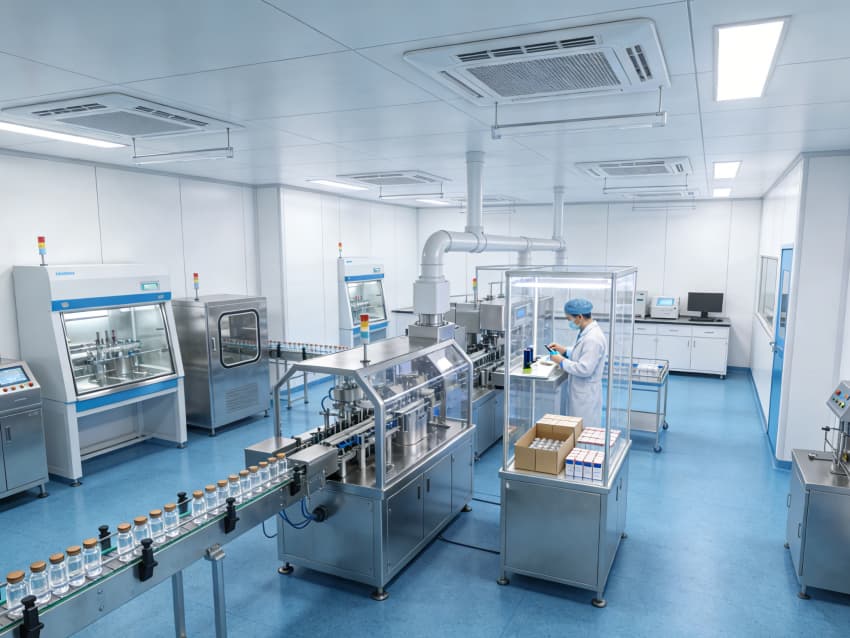 合肥CGT医药研发生产车间净化装修工程